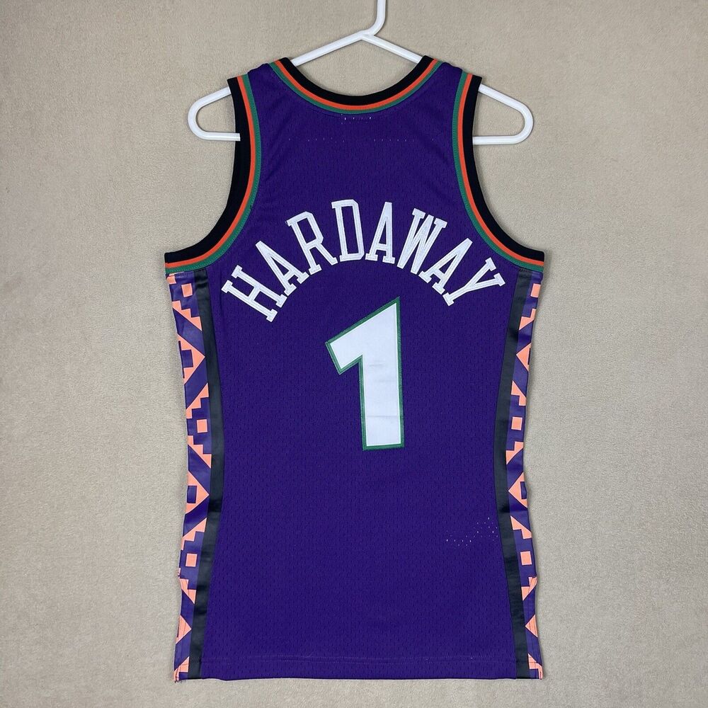 Mitchell&Ness NBA All‎ Stars Basketball Jersey Purple Hardway 1 February 1995 - Picture 11 of 13
